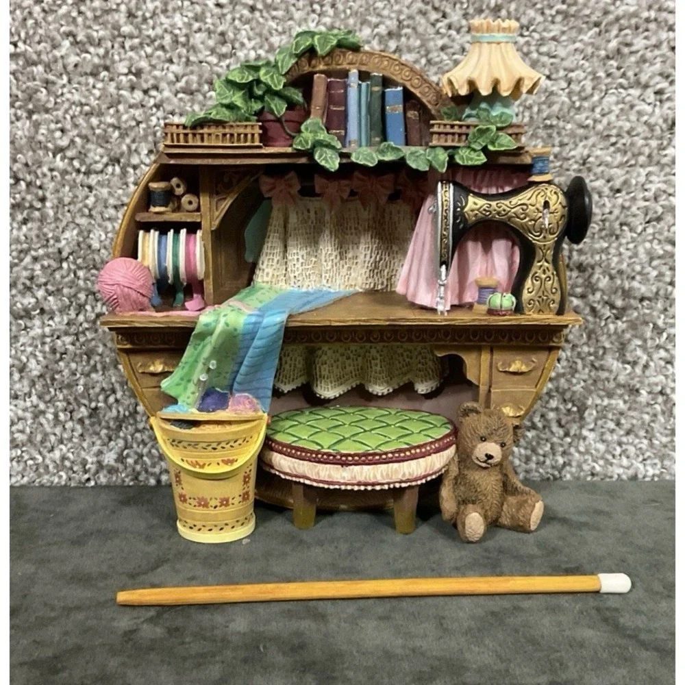 1996 Hamilton Collection Kittens in the Yarn Knick Knack Kitty Cats Yencho